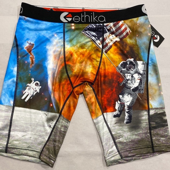 Ethika Mens Underwear Space Man Print - Picture 1 of 2